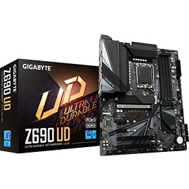 【中古】【未使用・未開封品】Gigabyte Z690 UD ATXマザーボード - 第12世代Intel Coreプロセッサー(LGA 1700)、DDR5-6000MHz(OC)メモリ、2.5GbE LAN、PCIe 5.0 x16スロット、