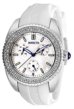 【中古】【輸入品・未使用】Invicta Women's 28486 Angel Quartz 3 Hand White Dial Watch