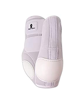 White Classic Equine Neoprene Tack Horse Skid by 何でも揃う COMPANY Boot CLASSIC ROPE 激安☆超特価