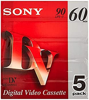 中古 毎日続々入荷 輸入品日本向け 通常便なら送料無料 SONY 5巻パック ミニデジタルビデオカセット 5DVM60R3