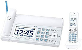 【中古】パナソニック おたっくす デジタルコードレスFAX 子機1台付き 迷惑電話対策機能搭載 ホワイト KX-PZ720DL-W