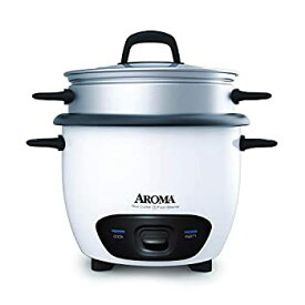 【中古】【未使用未開封】Aroma Housewares 6-Cup (Cooked) (3-Cup UNCOOKED) Pot Style Rice Cooker and Food Steamer (ARC-743-1NG) by Aroma Housewares