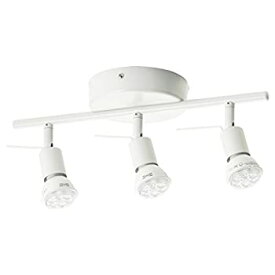 【中古】IKEA(イケア) TROSS 00262662 シーリングトラック スポットライト3個 ホワイト（電球別売）