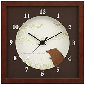 【中古】K-ART.JAPAN 置き時計・掛け時計 ブラウン サイズ:幅22×高さ22×厚4.5cm