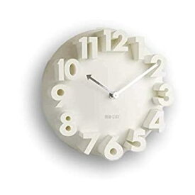 【中古】3D ウォール クロック 壁掛け時計 おしゃれ 掛け時計 インテリア 時計 壁掛け ウォールクロック/ホワイト
