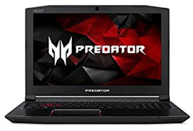 中古 【中古】【輸入品日本向け】(エイサー) Acer Predator Helios 300 Gaming Laptop 15.6" Full HD Intel Core i7-7700HQ CPU 16GB DDR4 RAM 256GB SSD GeForce GTX 1060-6GB V