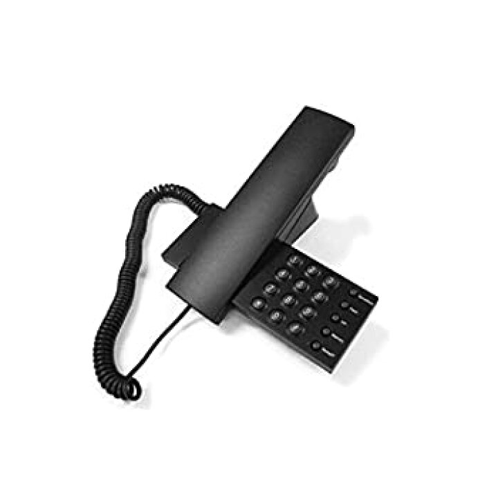 楽天市場】【中古】Halte（アルテ）デザインテレフォン 02 ブラック  