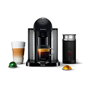 【中古】NespressoネスプレッソコーヒーとエスプレッソメーカーAeroccinoプラスミルクFrother、ブラック ブラック 608020-BNV250BKM1BUC1