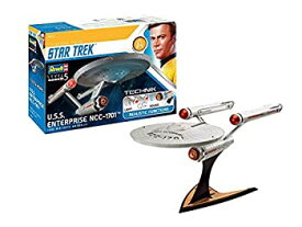 【中古】【未使用未開封】ドイツレベル スタートレック 宇宙大作戦 U.S.S.エンタープライズ NCC-1701 ライト&サウンドユニット付属 全長約480mm 1/600スケール プラモデル