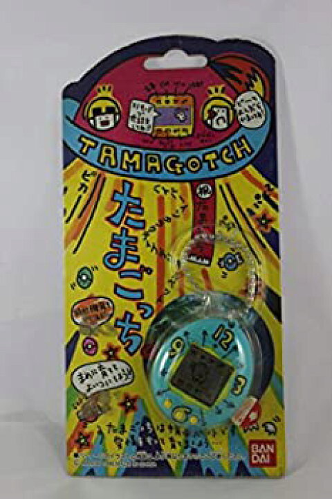 楽天市場】【中古】バンダイ 初代 たまごっち 水色（時計柄 