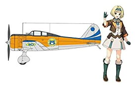 【中古】ハセガワ 荒野のコトブキ飛行隊 大空のテイクオフガールズ 九七式戦闘機 ガデン商会仕様 w/アクリル製スタンドフィギュア 1/48スケール プラモデ