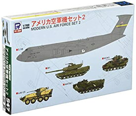 【中古】【未使用未開封】ピットロード 1/700 スカイウェーブシリーズ アメリカ空軍機セット2 プラモデル S47