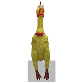 【中古】【未使用未開封】FJK 大声で鳴くニワトリ（shrilling chicken）43cm（イエロー）
