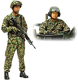 【中古】タミヤ 1/16 ワールドフィギュアシリーズ No.16 陸上自衛隊 戦車乗員セット プラモデル 36316