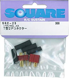 【中古】T型2Pコネクター (1ペア/オス・メス各1個入) SGC-25