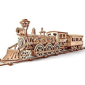 【中古】Wood Trick ウッドトリック 機関車R17 自走する3Dウッドパズル / 木製模型