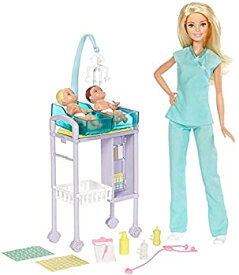 【中古】【未使用未開封】Barbie バービー お医者さんごっこセット 小児科医