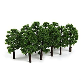 【中古】ノーブランド品 40本 1/150 樹木モデル ツリー 鉄道景観 電車模型用 アクセサリー 全2色選べ - ディープグリーン