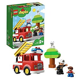 【中古】レゴ(LEGO) デュプロ 光る! 鳴る! 消防車 10901 知育玩具 ブロック おもちゃ 男の子 車
