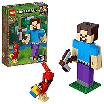 【中古】【輸入品日本向け】レゴ(LEGO) マインクラフト マインクラフト ビッグフィグ スティーブとオウム 21148 ブロック おもちゃ 男の子