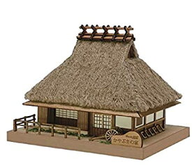 【中古】【未使用未開封】ウッディジョー ミニ建築シリーズ No.5 かやぶきの家 木製模型