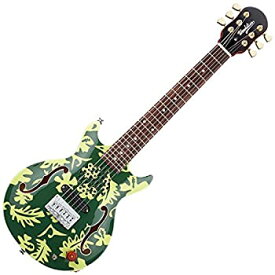 【中古】Woodstics Guitars WS-MINI Deep Green ＆ Green ALOHA 横山健プロデュース＆監修 スピーカー内蔵ミニエレキギター
