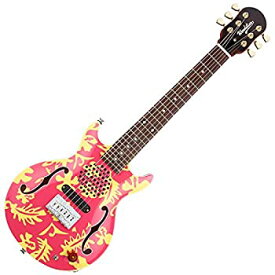 【中古】【未使用未開封】Woodstics Guitars WS-MINI Pink ＆ Yellow ALOHA 横山健プロデュース＆監修 スピーカー内蔵ミニエレキギター