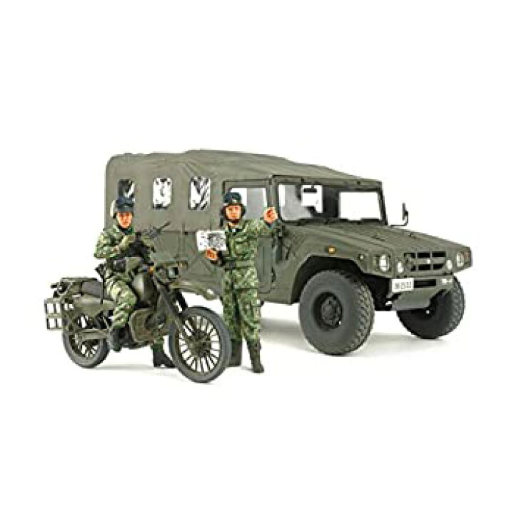 楽天市場 中古 輸入品日本向け タミヤ 1 35 スケール限定シリーズ 陸上自衛隊 偵察用オートバイ 高機動車セット プラモデル 251 Ajimura Shop