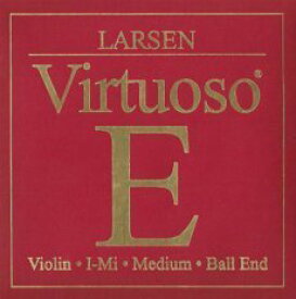 【中古】LARSEN Virtuoso ラーセン ヴィルトゥオーソ バイオリン弦 Medium ミディアムゲージ (1E ボールエンド)