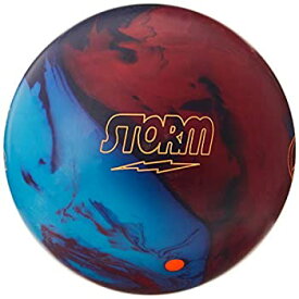 【中古】Storm Bowling Products Physix ボーリングボール 14ポンド レッド/ブルー/パープル 14