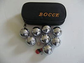 【中古】8 Ball 35mm Metal Mini Bocce/Petanque Set with black bag - single