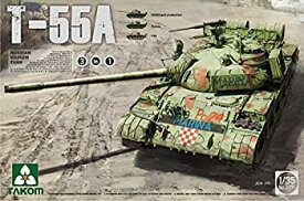【中古】TAKOM 1/35 ロシア軍 T-55A 中戦車 3in1 プラモデル TKO2056