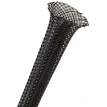 【中古】【輸入品・未使用】Techflex 0.6cm Expandable Sleeving 7.6m Black その他