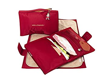 MELOBABY Melorouge いラインアップ Wallet 99％以上節約 and Mat Changing by Caramel Melobaby Red Pads