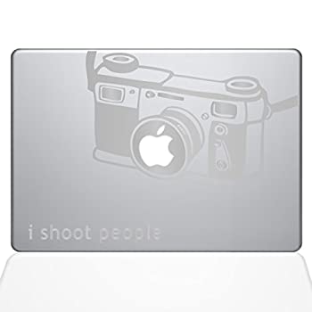 【中古】【輸入品・未使用】The Decal Guru I Shoot People カメラ デカール ビニール ステッカー 13インチ MacBook Air シルバー (1647-MAC-13A-S) その他