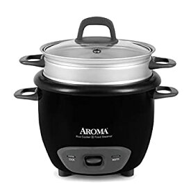 【中古】Aroma Housewares 6-Cup (Cooked) (3-Cup UNCOOKED) Pot Style Rice Cooker and Food Steamer (ARC-743-1NGB) by Aroma Housewares
