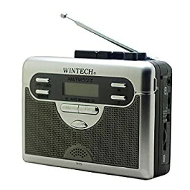 【中古】WINTECH ラジオ付テープレコーダー(FMワイド対応) シルバー オートリバース PCT-11R2