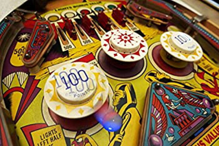 楽天市場 中古 輸入品 未使用 ヴィンテージピンボールマシン アーケードゲーム フォトアートプリント クール 巨大ポスターアート 54x36 Ajimura Shop