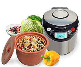 【中古】【未使用未開封】VitaClay VM7900-6 Smart Organic Multi-Cooker- A Rice Cooker%カンマ% Slow Cooker%カンマ% Digital Steamer plus bonus Yogurt Maker%カンマ% 6 Cup/3.