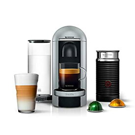 【中古】【未使用未開封】Nespresso vertuoplusデラックスコーヒーとエスプレッソメーカーby Breville with Aeroccino メタリック 608032-BNV450SIL1BUC1