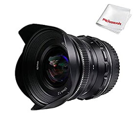【中古】【未使用未開封】PERGEAR 12mm F2 広角マニュアルフォーカス単焦点レンズ APS-C Fuji Xマウントカメラ対応 X-A1 X-A10 X-A2 X-A3 A-AT X-M1 XM2 X-T1 X-T3 X-T10
