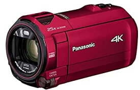 【中古】【未使用未開封】パナソニック 4K ビデオカメラ 64GB 光学20倍ズーム アーバンレッド HC-VX992MS-R