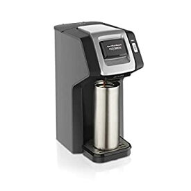 【中古】ハミルトンビーチFlexBrew single-serveコーヒーメーカーfor k-cups and ground coffee with Adjustable Brew強度(49979?) ブラック 49974