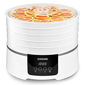 【中古】【未使用未開封】COSORI Food Dehydrator Machine (50 Recipes) Dryer for Fruit%カンマ% Meat%カンマ% Beef Jerky%カンマ% Vegetables Dog Treats%カンマ% 5 BPA-Free Trays%