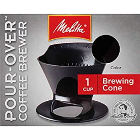 【中古】【未使用未開封】Melitta Ready Set Joe Single Cup Coffee Brewer%カンマ% Black - by Melitta