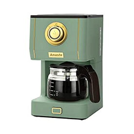 【中古】【未使用未開封】Amaste ドリップコーヒーメーカー コーヒーマシン25オンスガラスコーヒーポット付き レトロスタイルコーヒーメーカー 再利用可能なコーヒーフィ