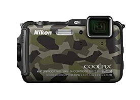 【中古】Nikon デジタルカメラ AW120 防水 1600万画素 カムフラージュ AW120GR