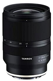 中古 【中古】【輸入品日本向け】Tamron 17-28mm f/2.8 Di III RXD for Sony Mirrorless Full Frame/APS-C E Mount (Tamron 6 Year Limited USA Warranty)%カンマ% Black (AFA046S70