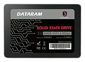 中古 【中古】【輸入品・未使用】DATARAM 240GB 2.5インチ SSDドライブ ソリッドステートドライブ ACER Predator G6 AG6-710-70016対応
