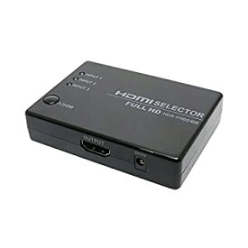 【中古】フルHD対応HDMI切替器 リモコン付属タイプ HDS-FH02/BK ミヨシ
